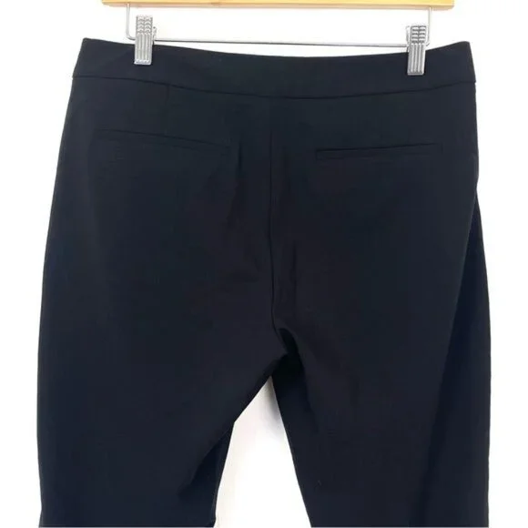 EVERLANE Black mid rise slim Wool skinny career Pants RN# 139393 size 8 - Picture 5 of 10